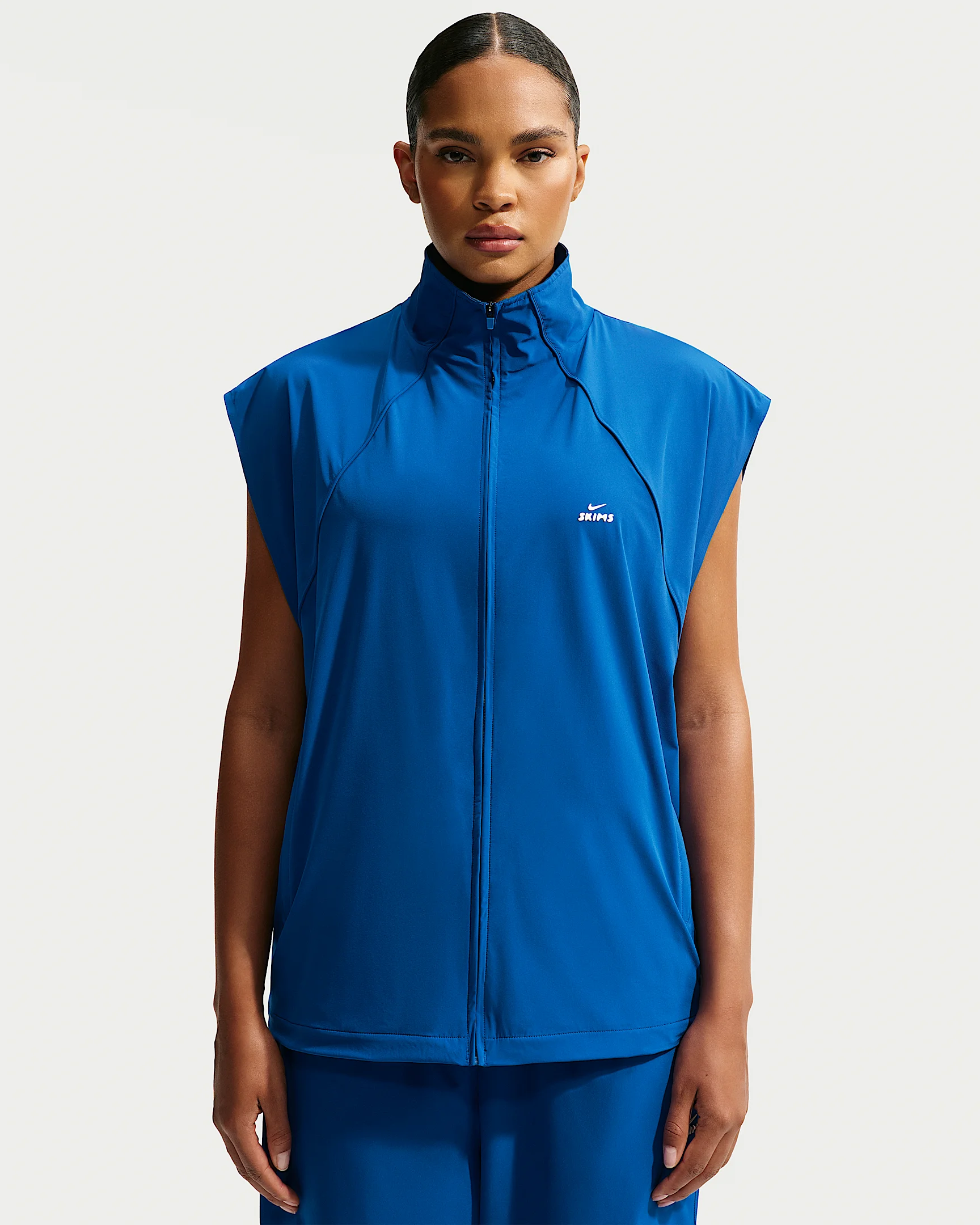 NikeSKIMS Stretch Nylon Women's Oversized Vest - 1