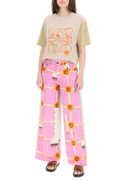 Loewe PRINTED FLARED TROUSERS outlook