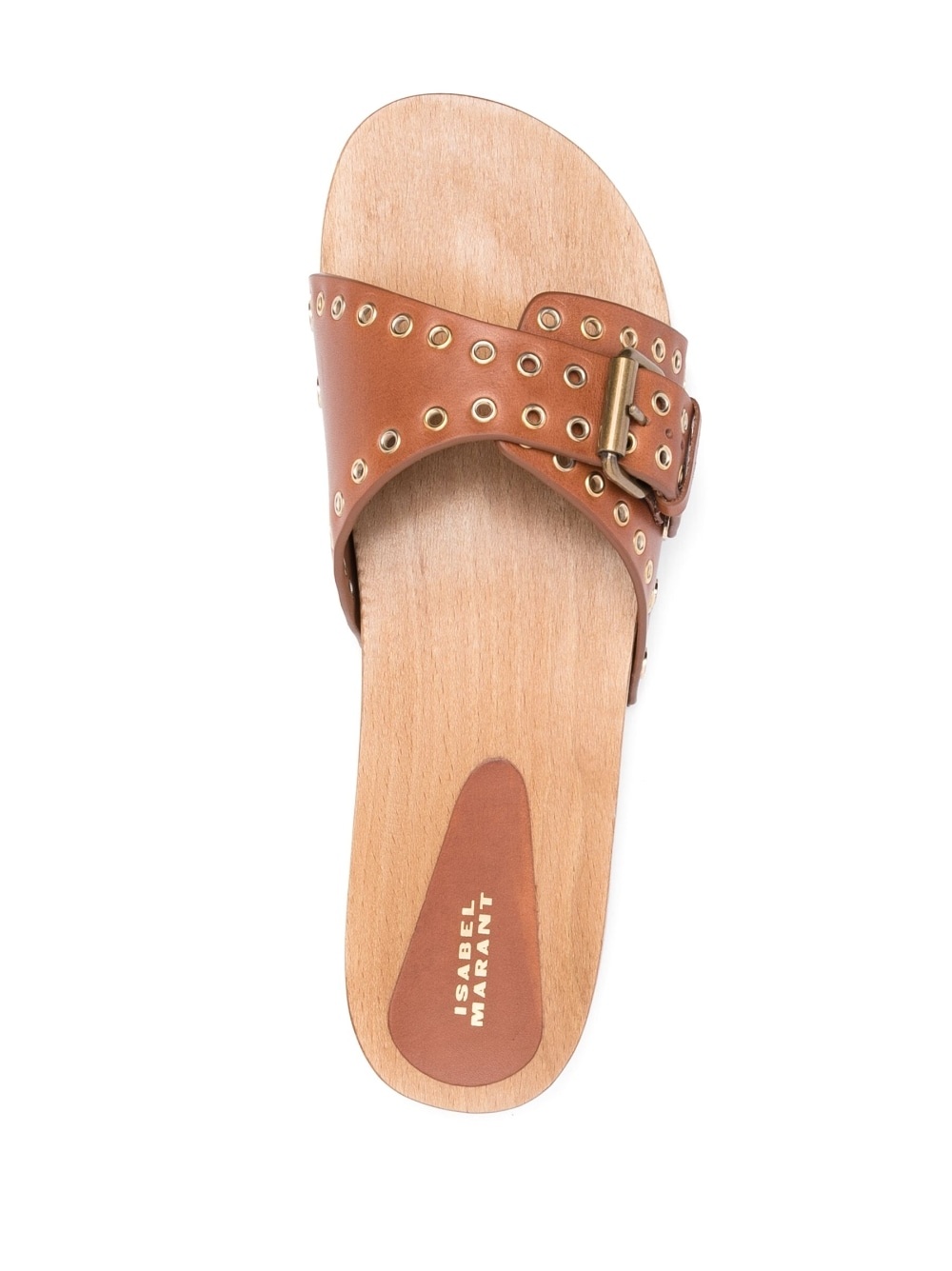 Jaso buckled clog slides - 4