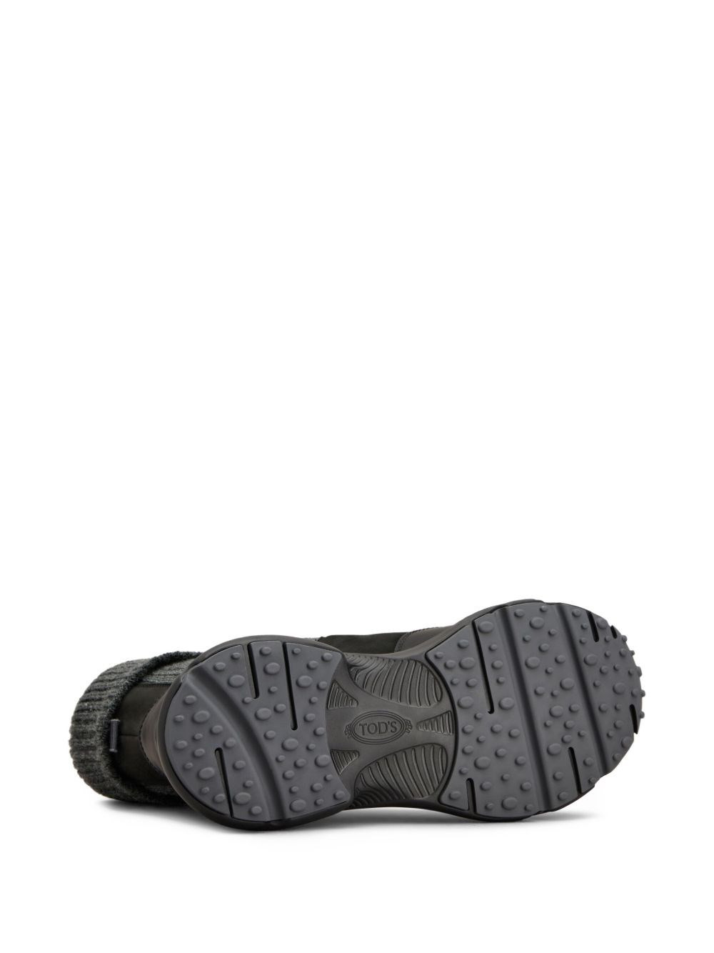 Leather knitted boots - 5