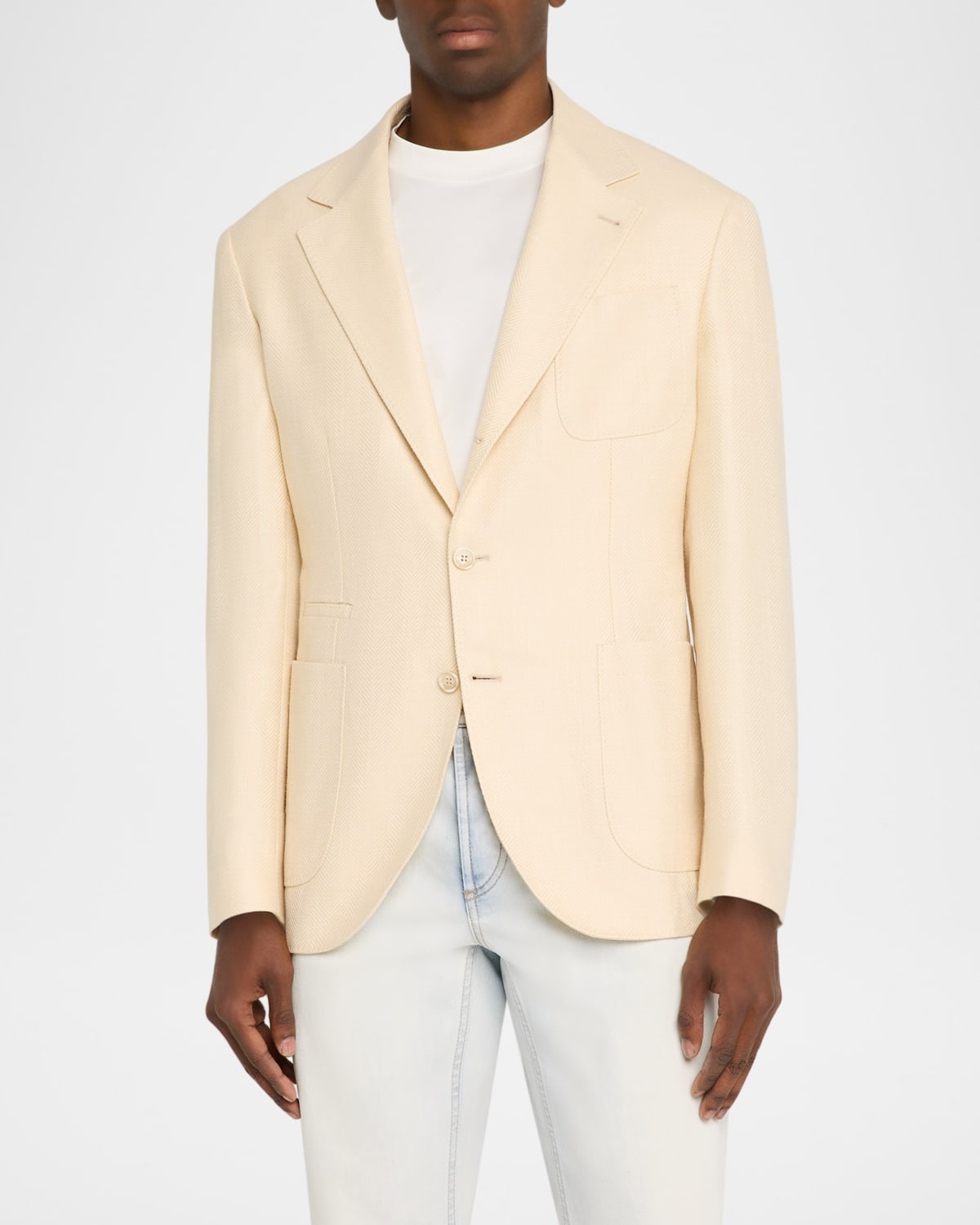 Men's Resca Textured Solid Sport Coat - 4