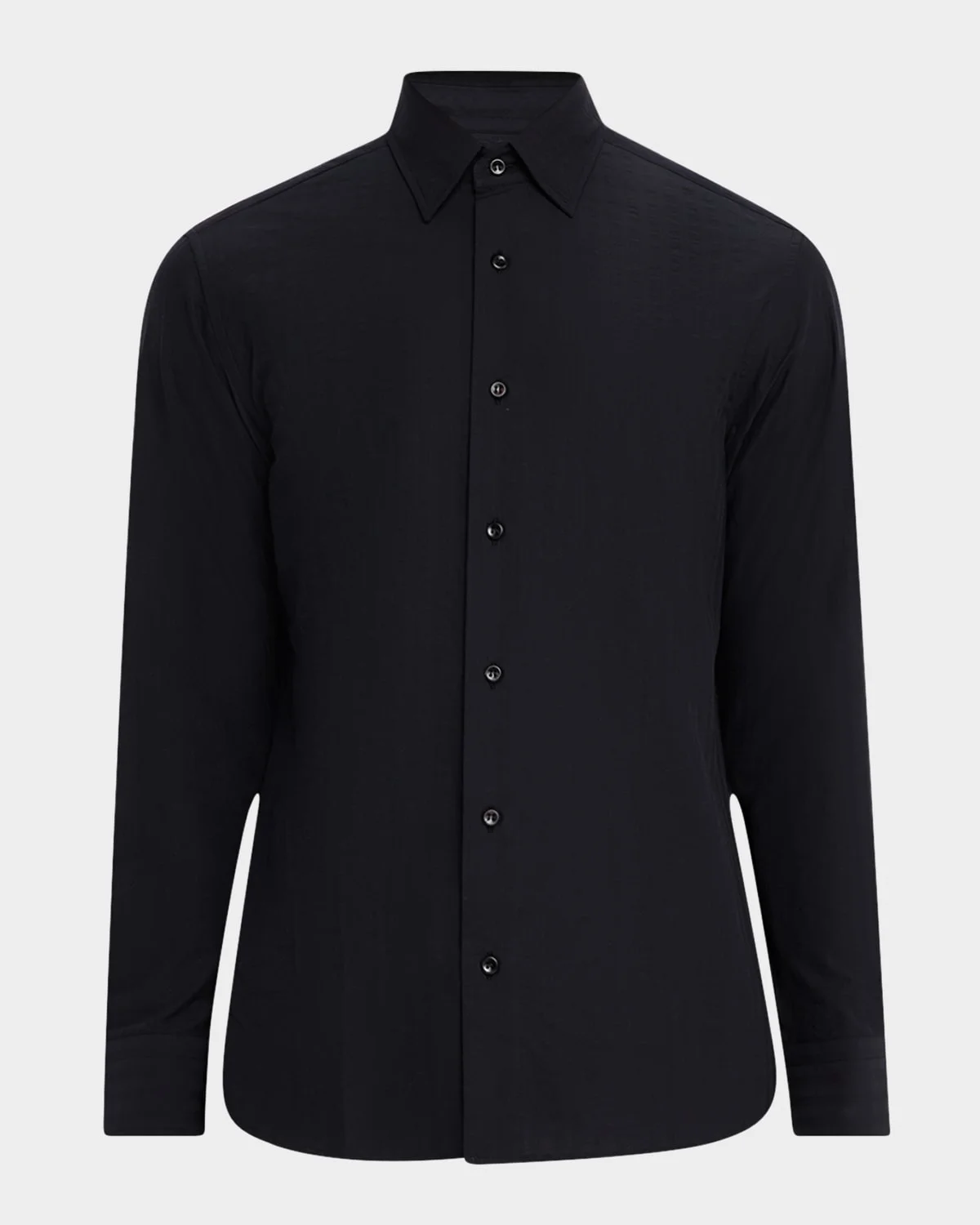 Men's Cotton Tonal Stripe Sport Shirt - 1