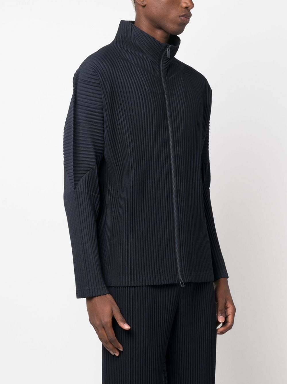 July pleated zip-up jacket - 3