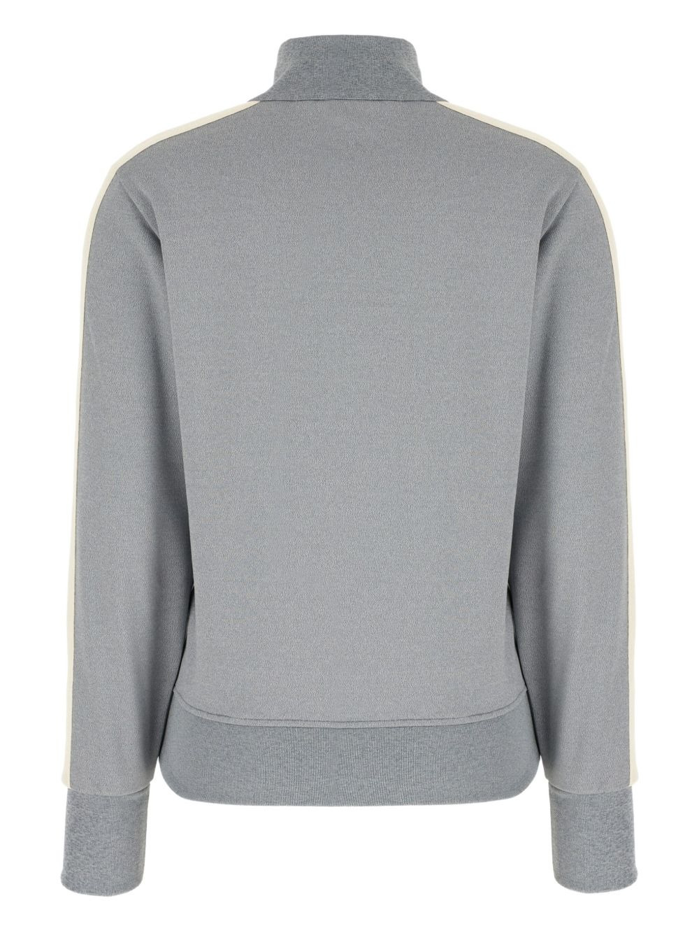 track-stripe zip-up sweatshirt - 2
