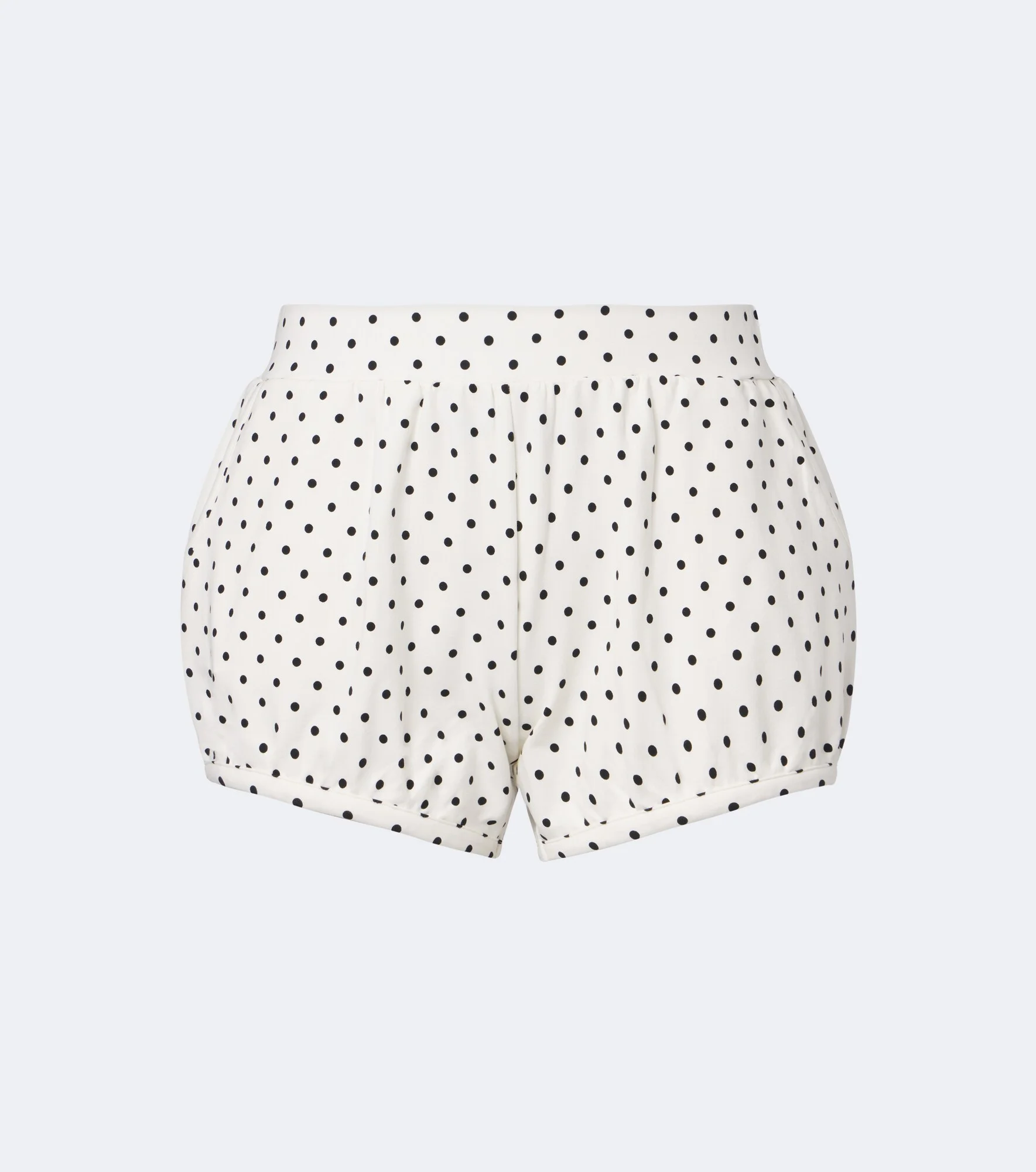 Tommy polka-dot cotton-blend jersey shorts - 1