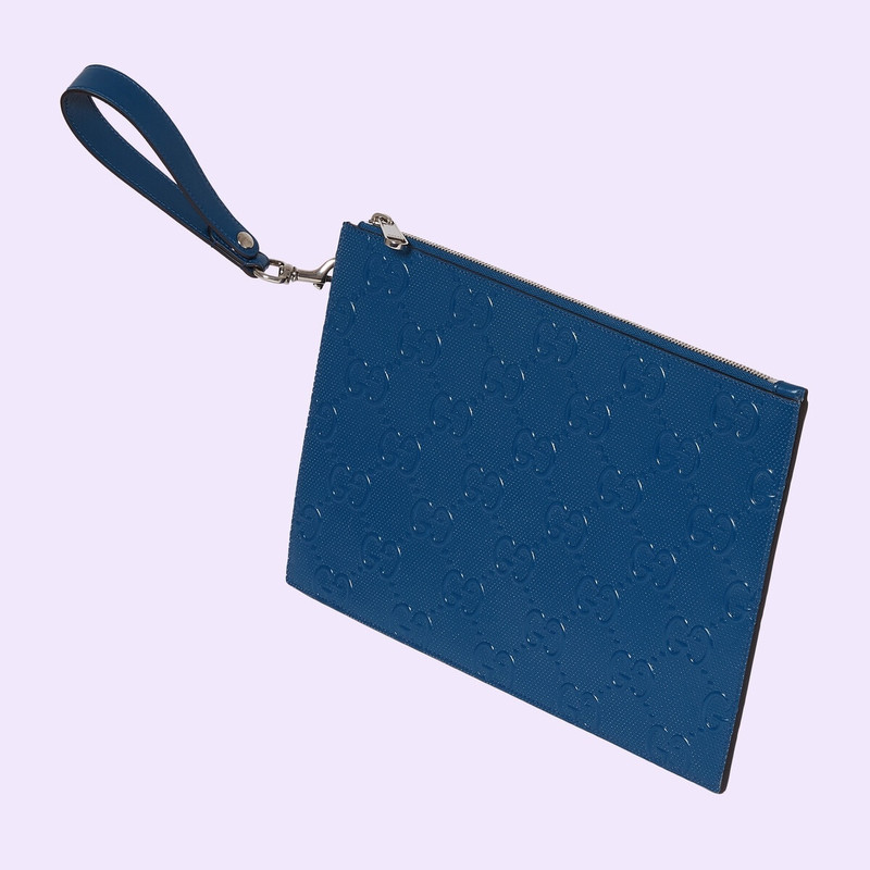 GG embossed pouch 4