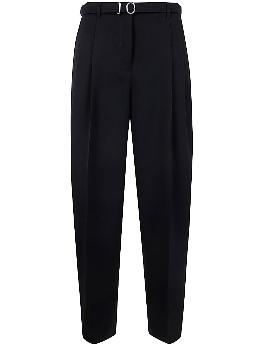 Jil Sander Women Long Relaxed Wide Leg Pleated Pant - 7