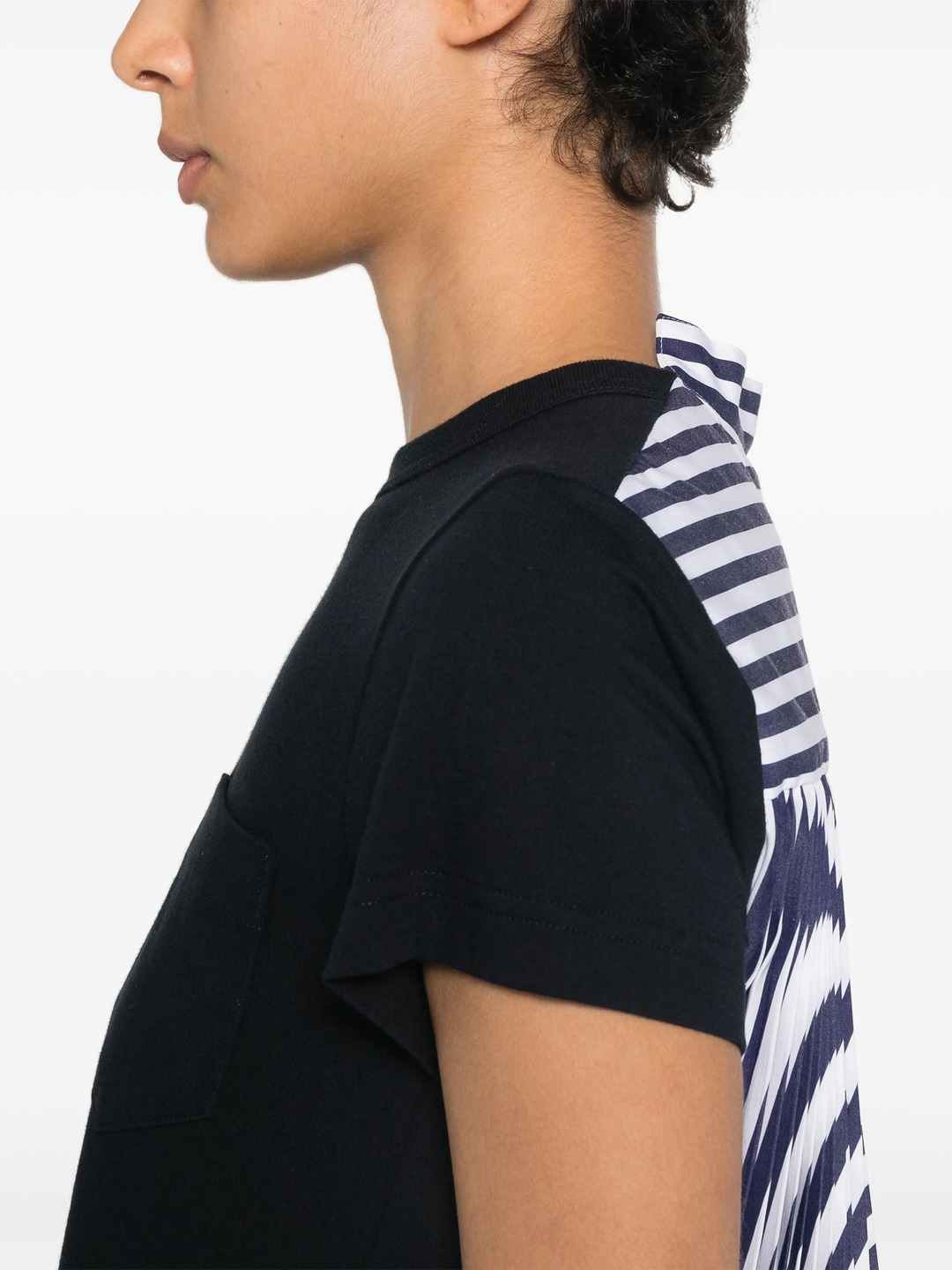 Cotton Poplin X Cotton Jersey T-Shirt - 5