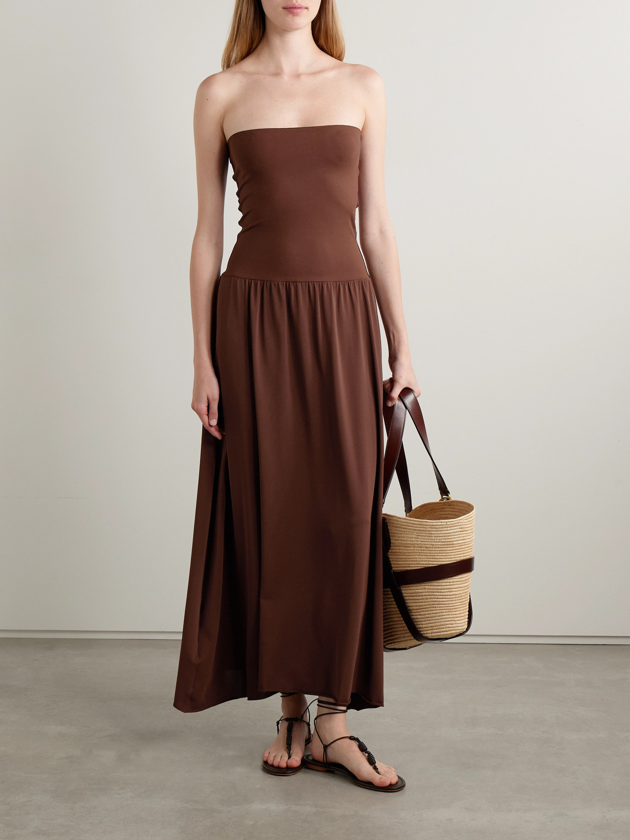 Oda Strapless Stretch-jersey Maxi Dress - 2