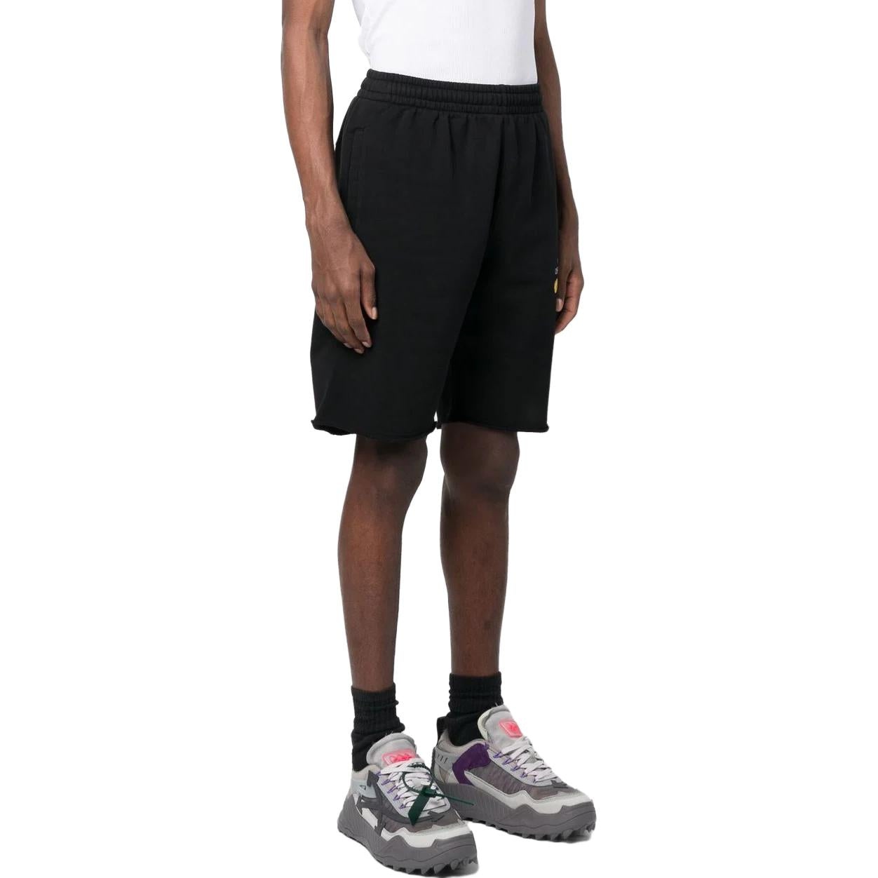 Off-White Brush Arrow Bermuda Shorts 'Black' OMCI006S23FLE0021084 - 3