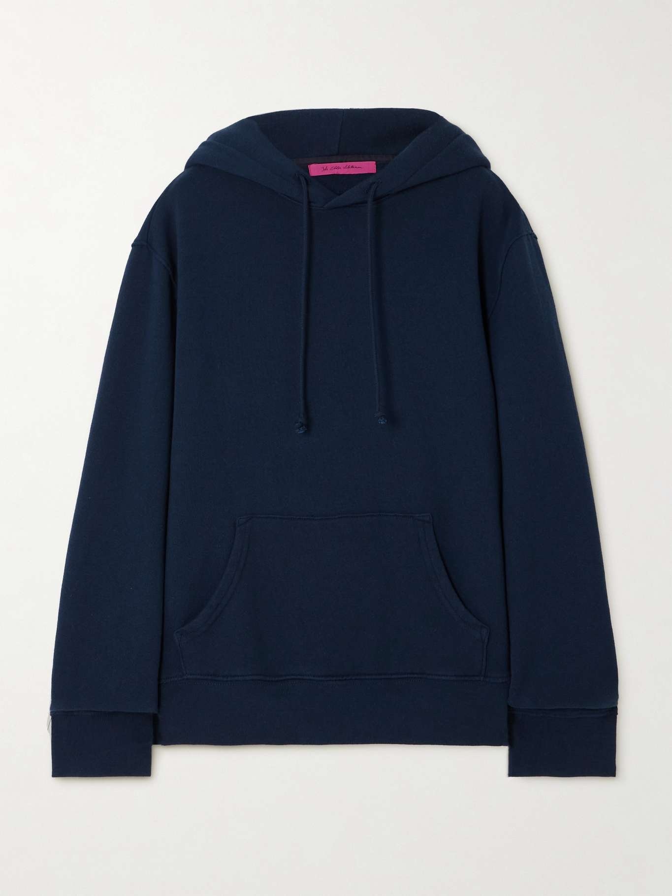 Cotton and cashmere-blend hoodie - 1