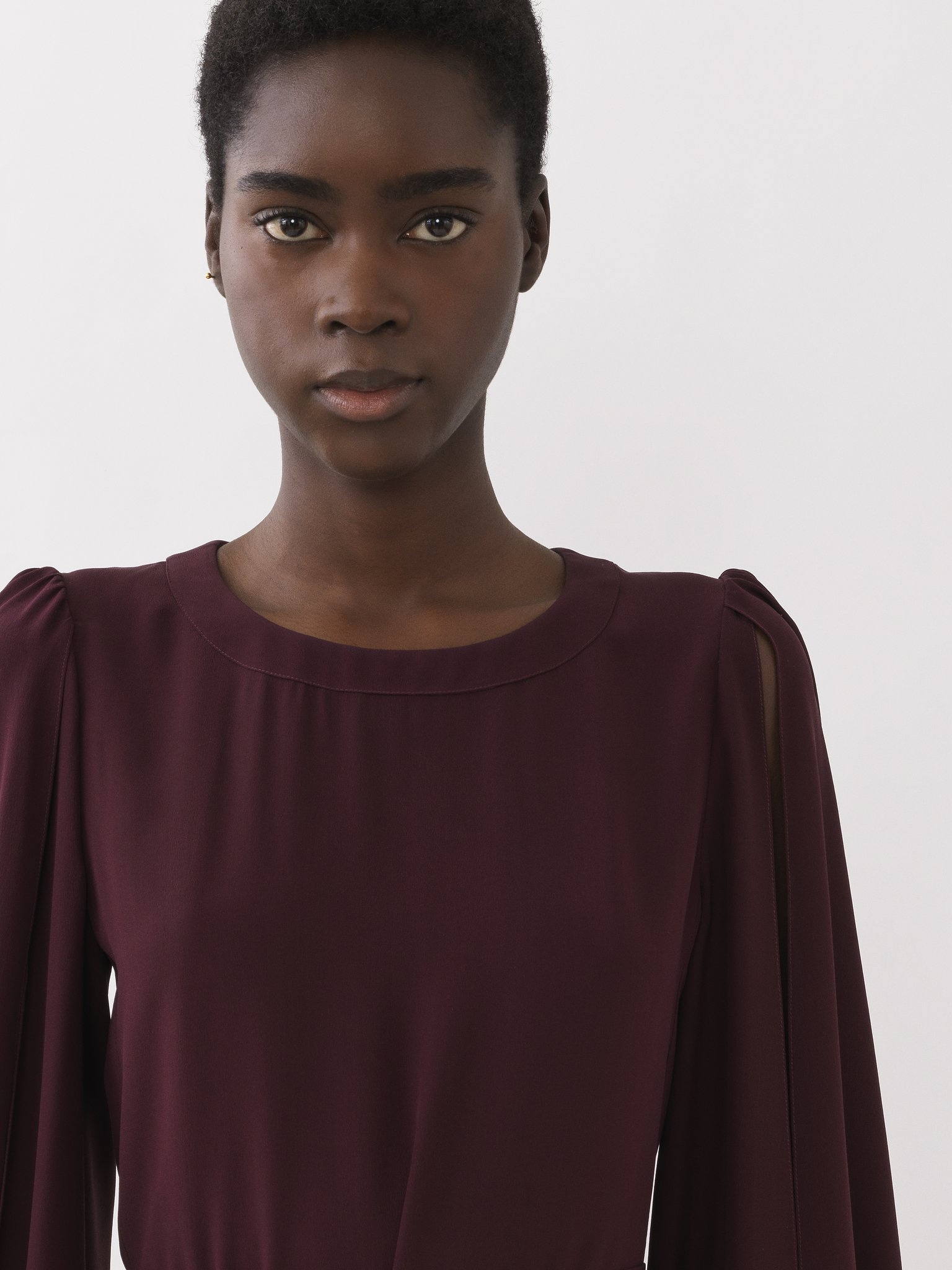 LONG SLEEVED MIDI DRESS - 5
