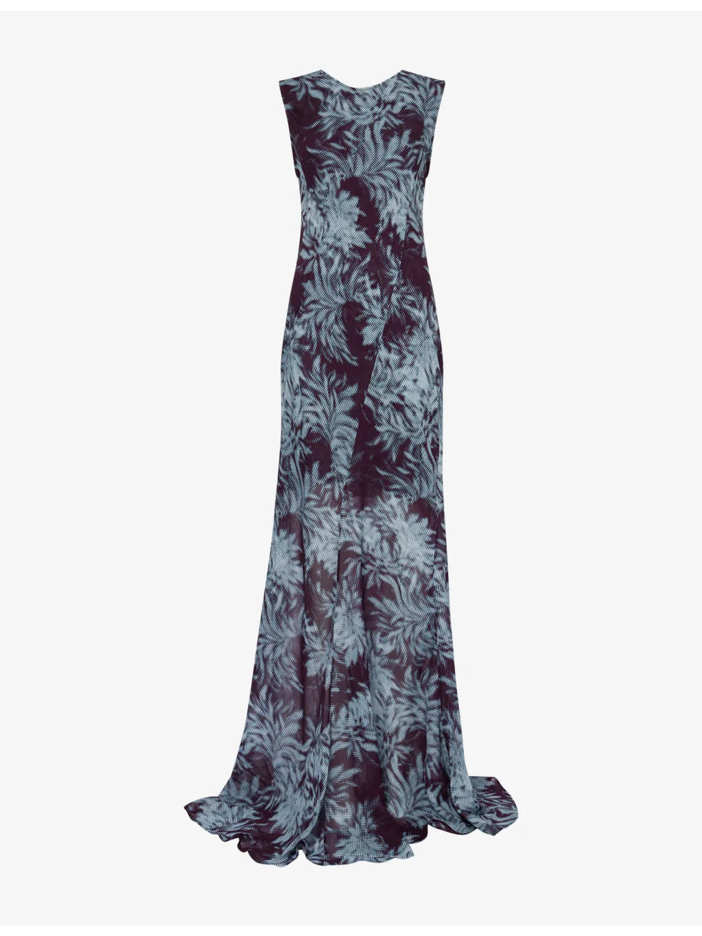 Devona Sleeveless Silk Maxi Dress - 1