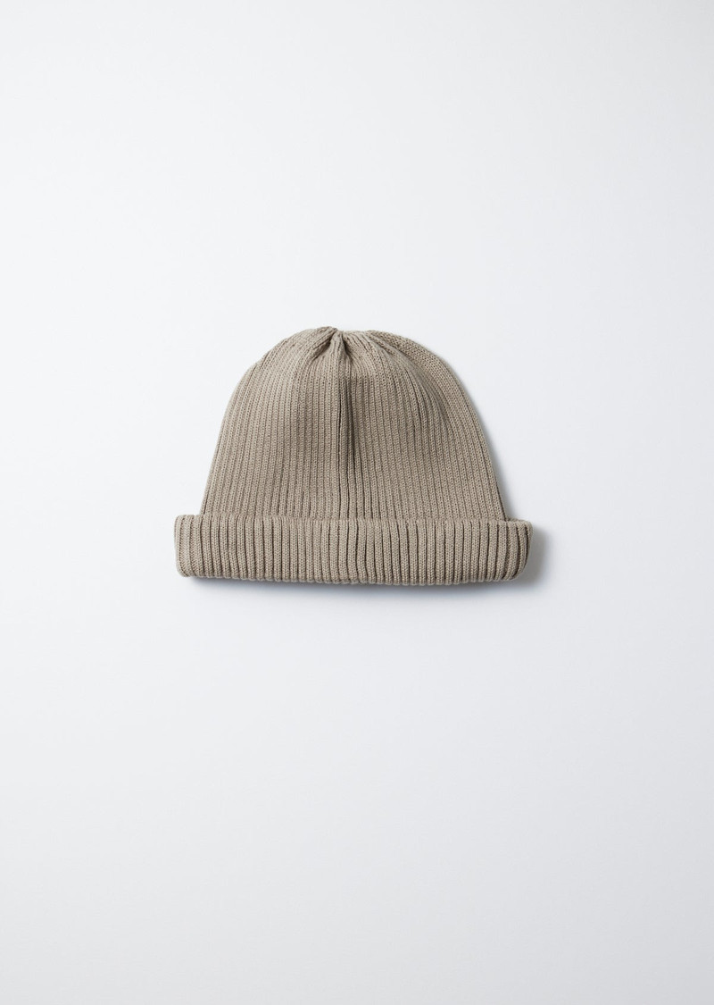 ROTOTO - COTTON ROLL UP HAT - GREY 1