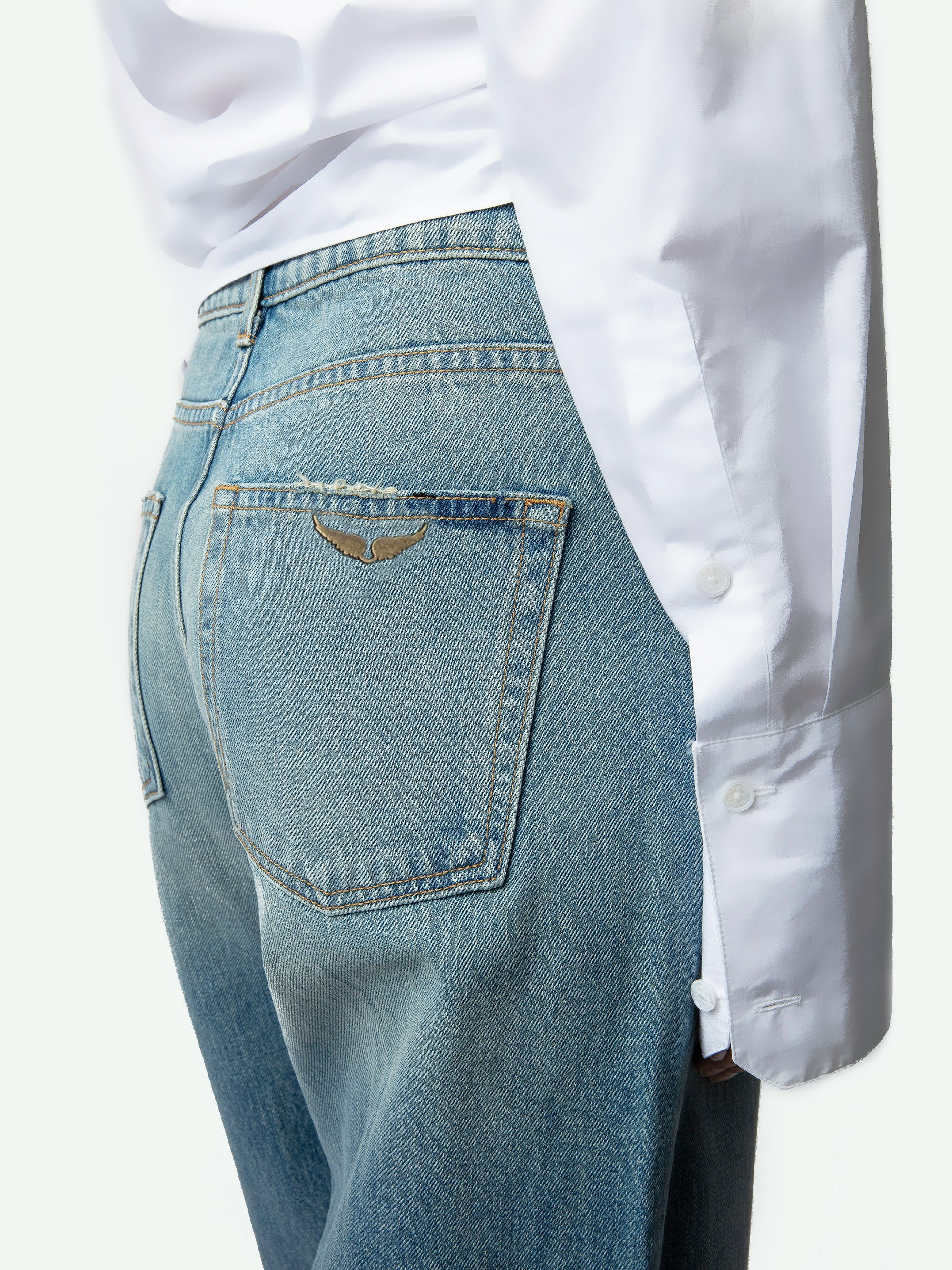 Whitney Wide Leg Jeans - 5