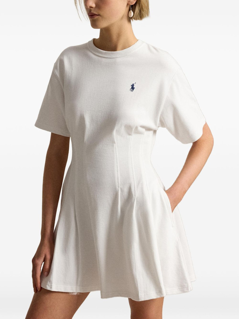 pleated cotton jersey dress 4