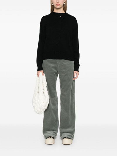 MARGARET HOWELL tie-neck sweater outlook