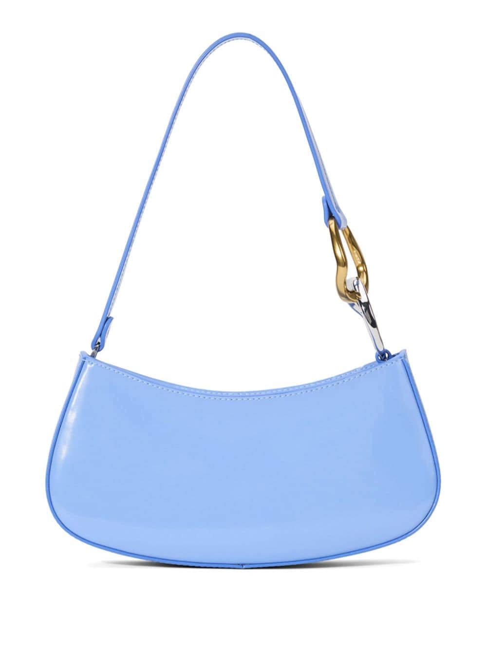 Ollie patent-leather shoulder bag - 1