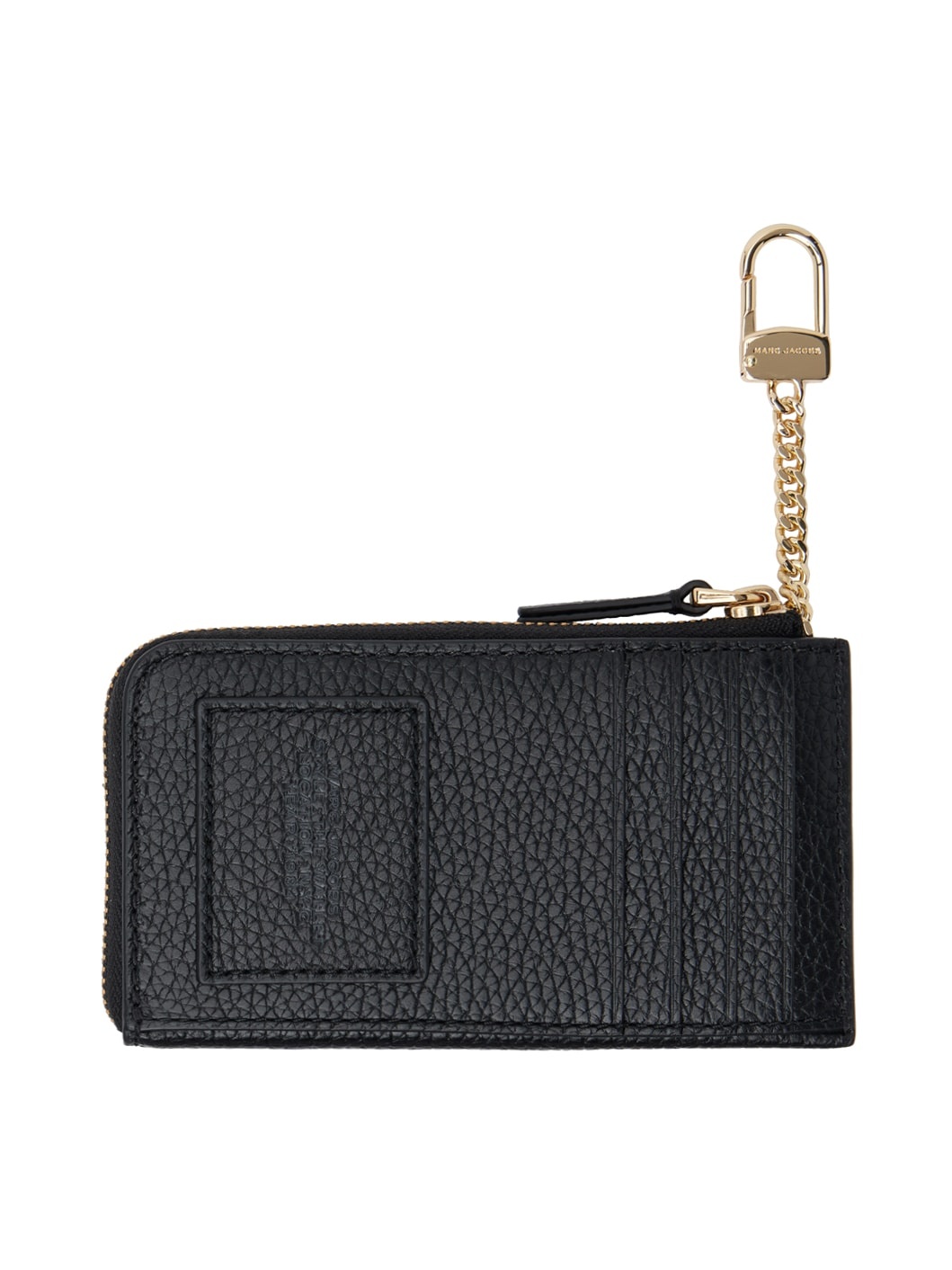 Black 'The Leather Top Zip Multi' Wallet - 2