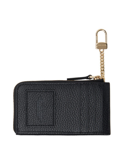 Marc Jacobs Black 'The Leather Top Zip Multi' Wallet outlook