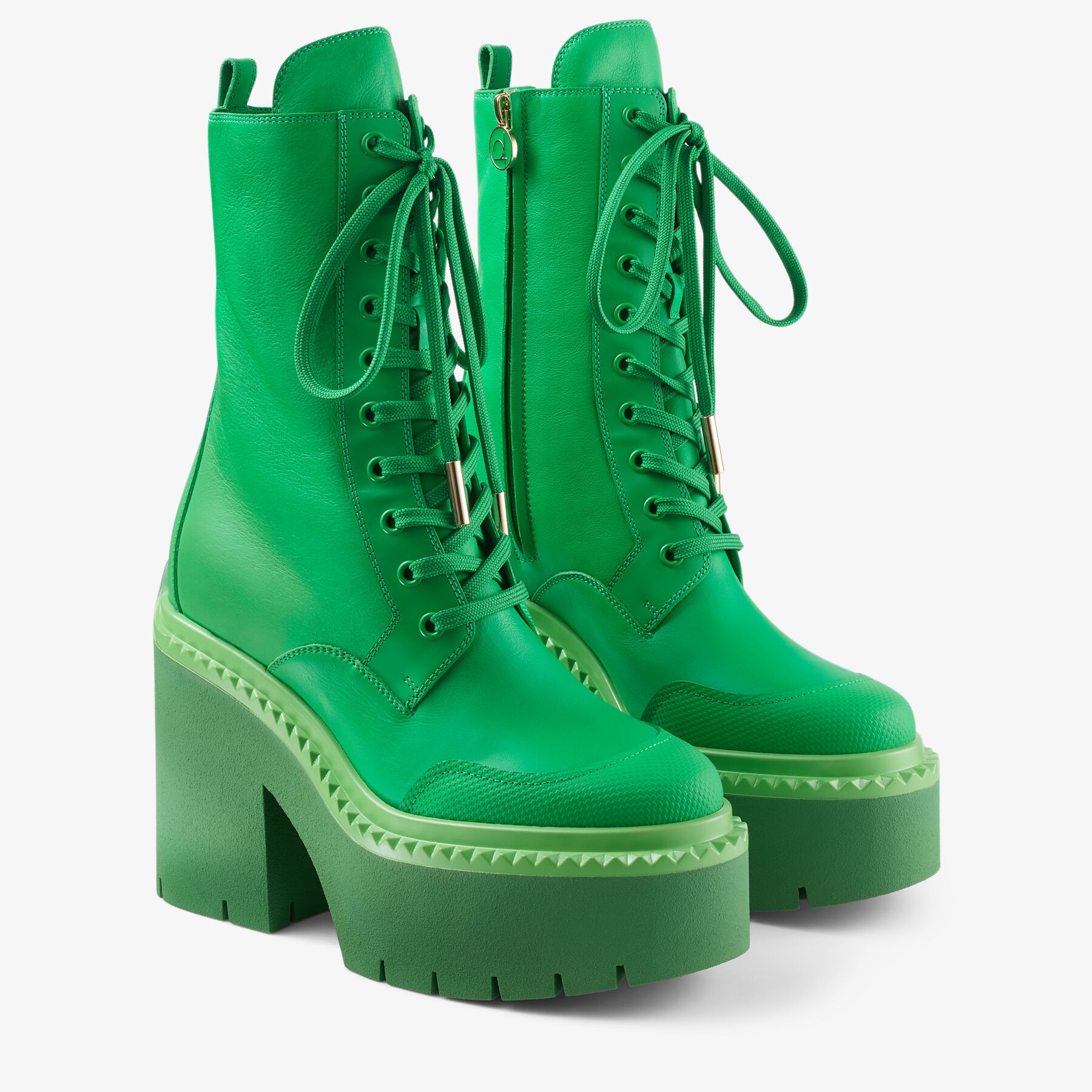 Sailor Jupiter Boot 120
Green Calf Leather Ankle Boots - 3