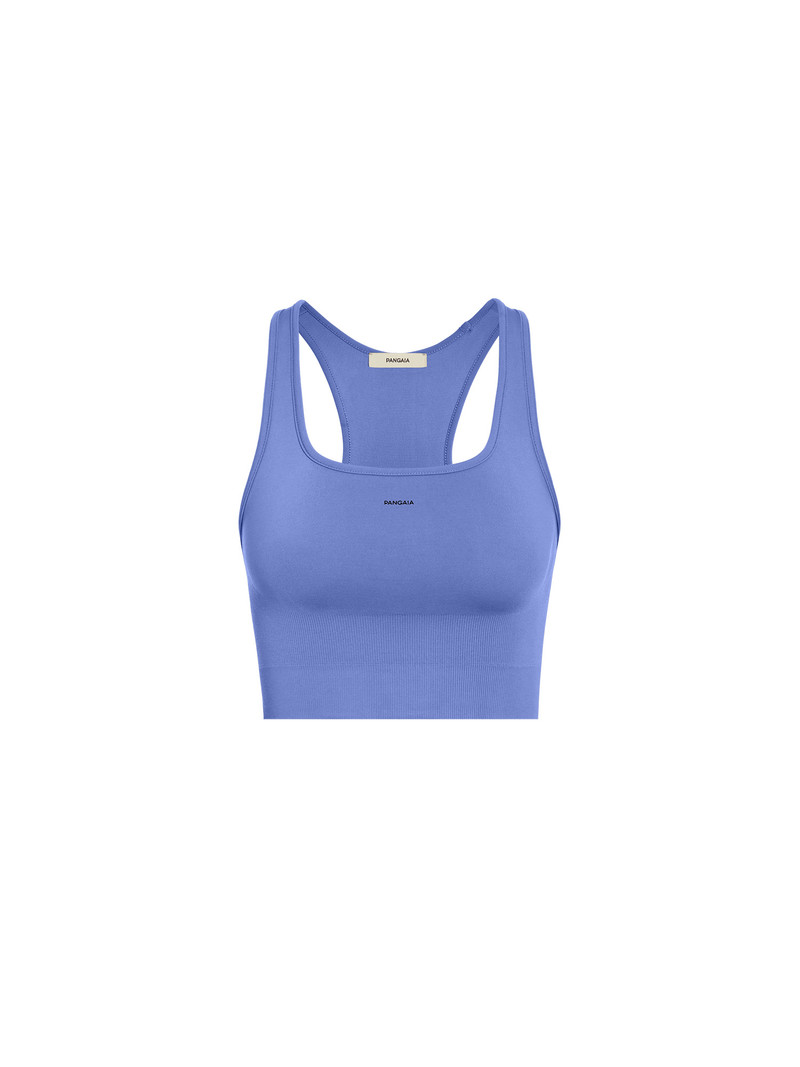 Women's Plant-Stretch Compressive Sports Bra - Iris Purple 1