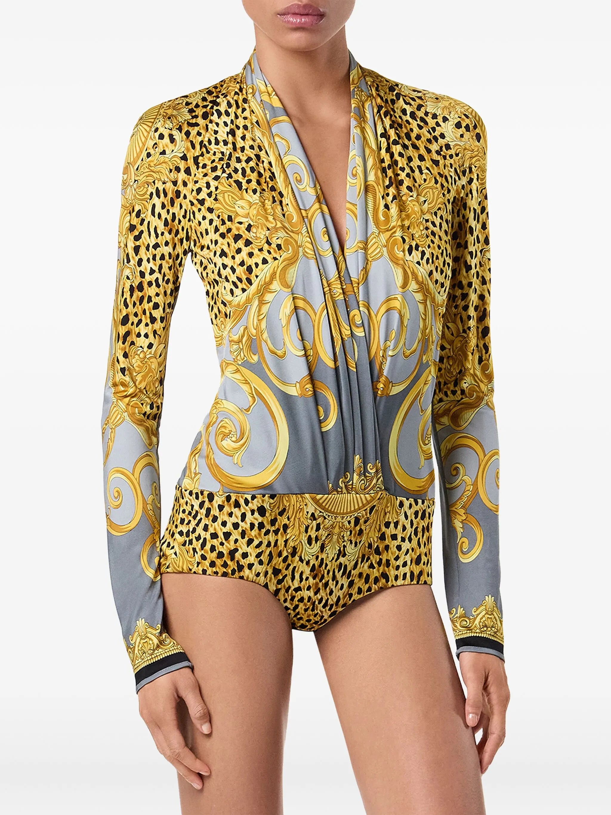 Versace Graphic-print Bodysuit - 3