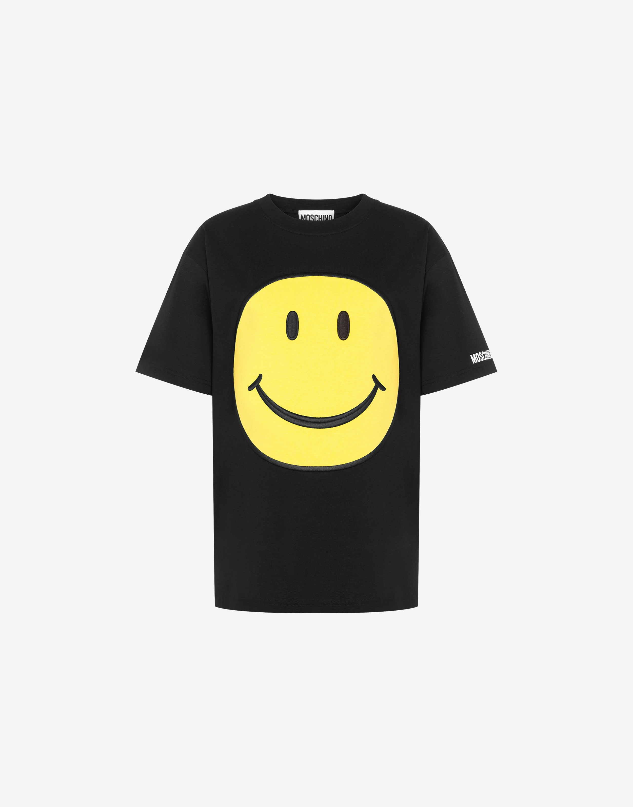 ◆MOSCHINO◆モスキーノ Smiley organic jersey T-shirt Moschino SMILEY® ORGANIC JERSEY T-SHIRT | moschino | REVERSIBLE