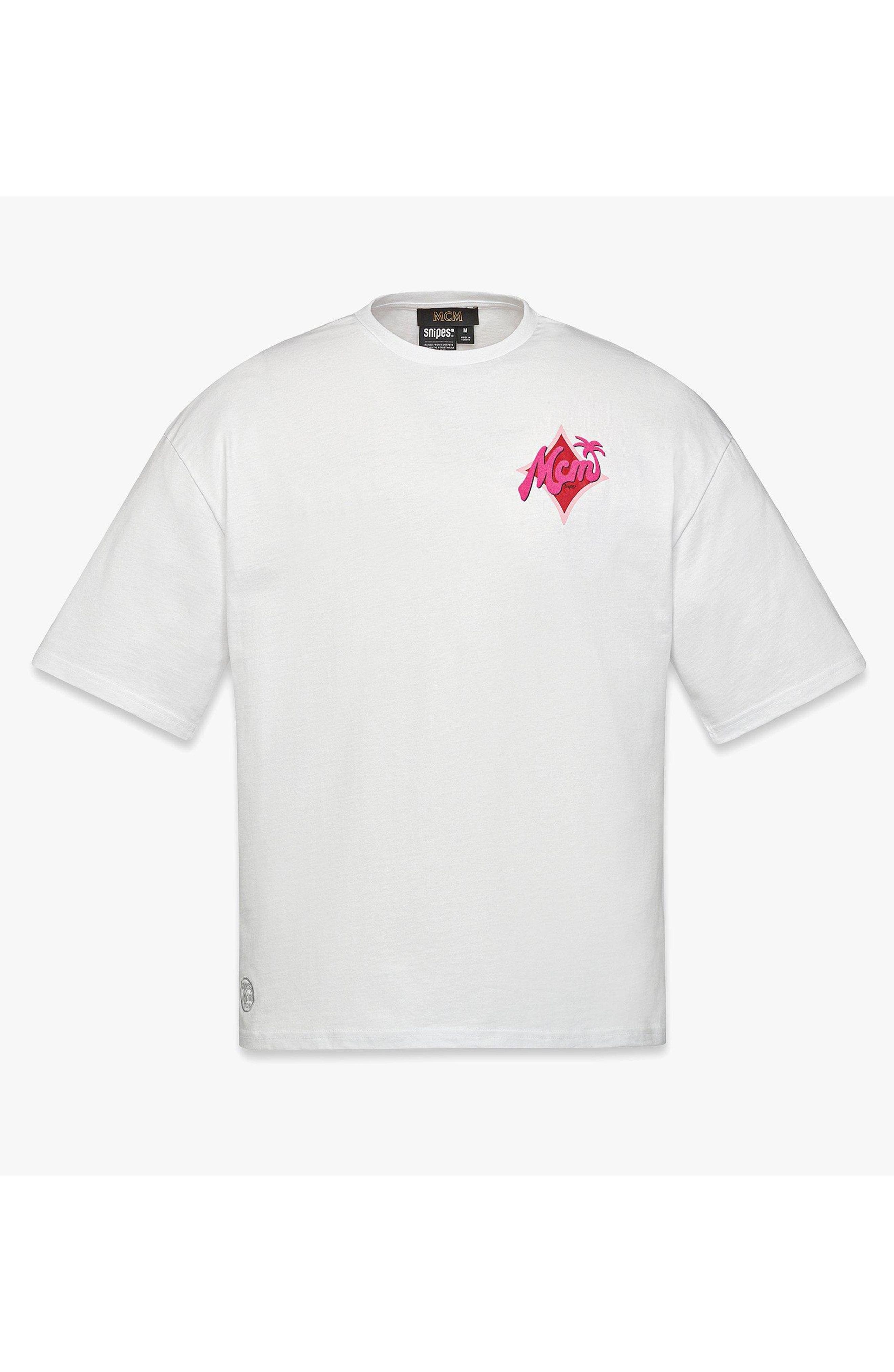 MCM X SNIPES Logo T-Shirt in White at Nordstrom - 1