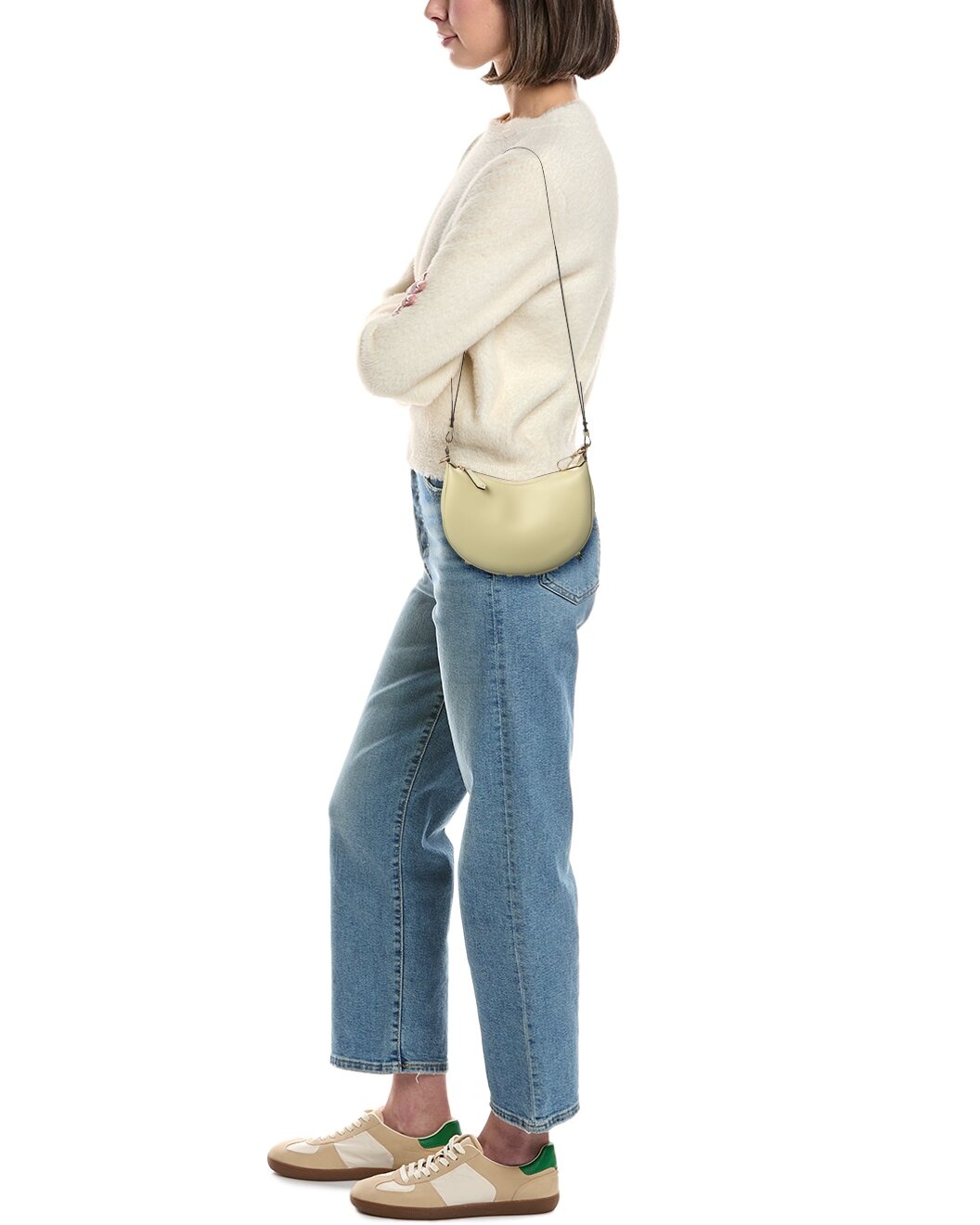 FENDI Fendigraphy Mini Leather Hobo Bag - 5