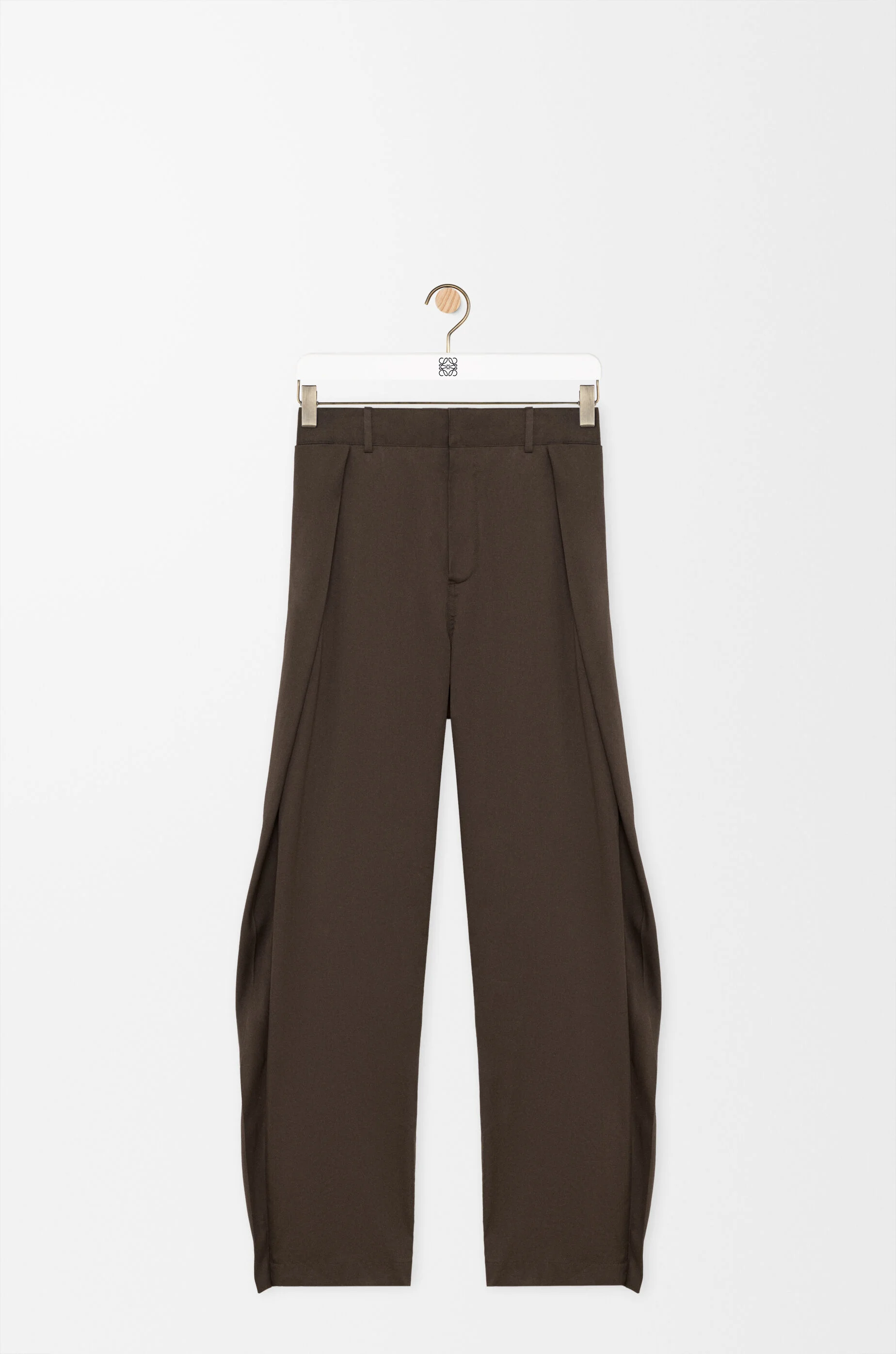 Trousers in cotton and silk - 1