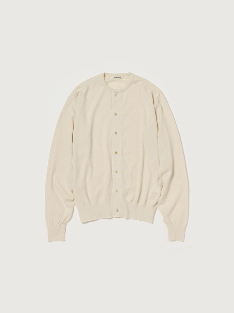 CASHMERE HARD TWIST KNIT CARDIGAN 1