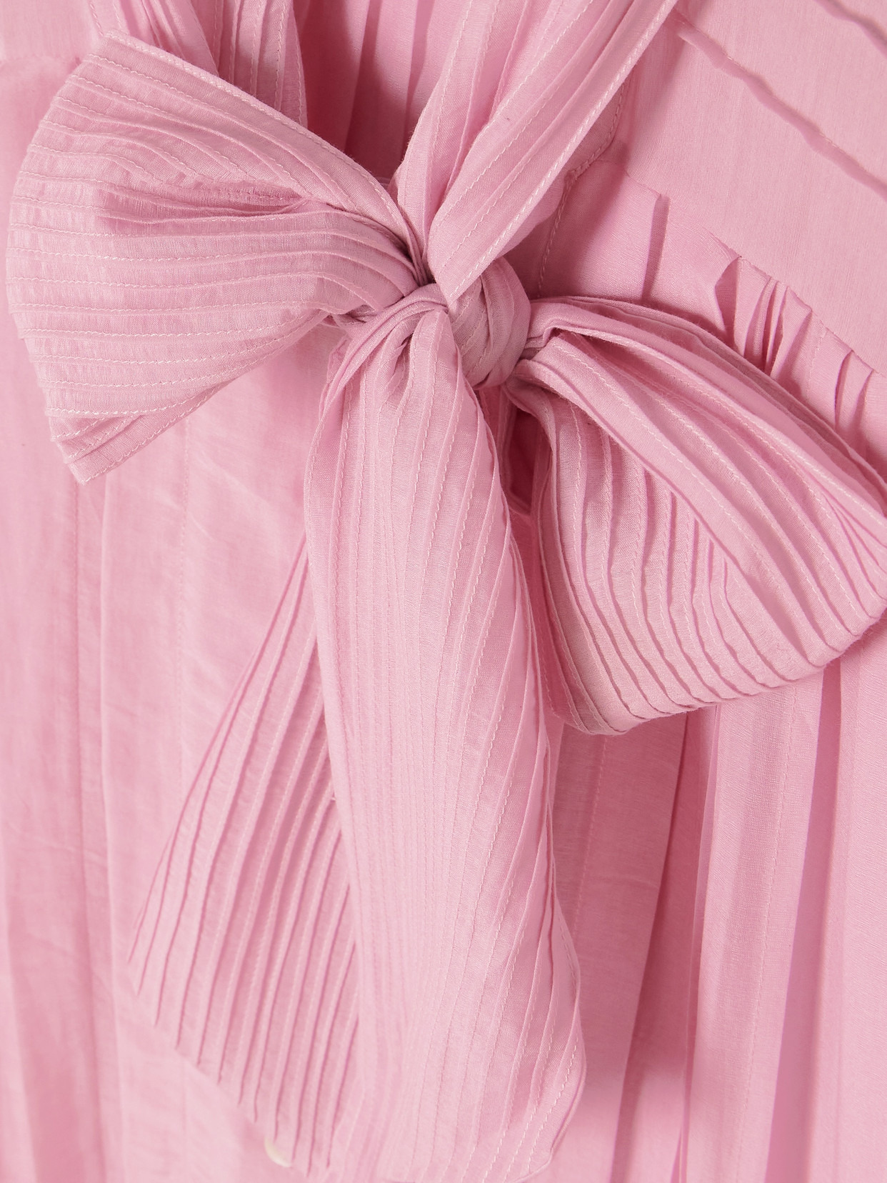 Alba Pussy-bow Pintucked Cotton And Silk-blend Voile Shirt - 4