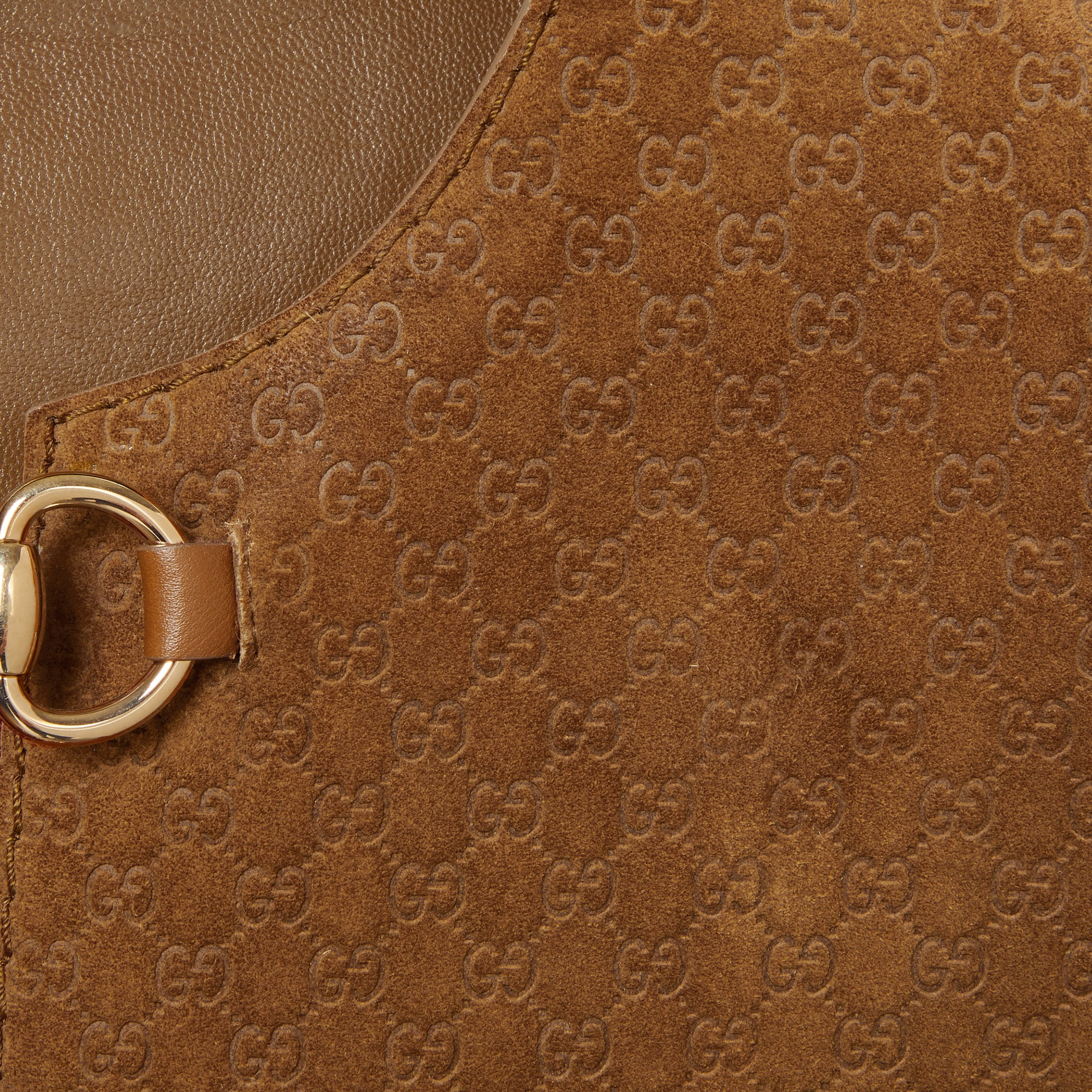 GG suede dress with Horsebit detail - 7