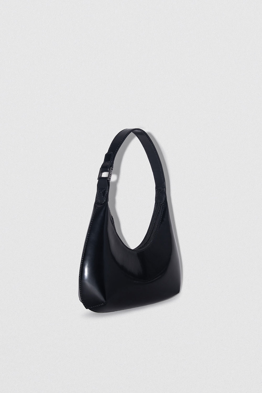 BABY AMBER BLACK SEMI PATENT LEATHER - 2