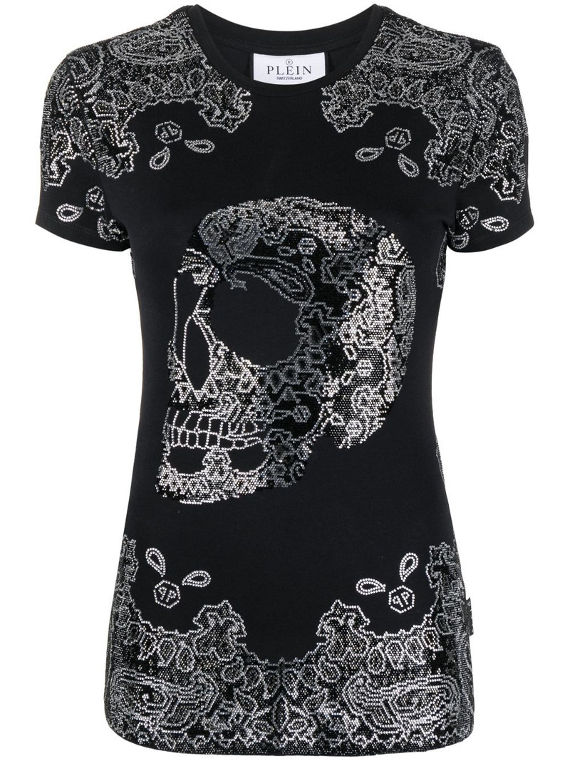 bandana rhinestone-embellished T-shirt 1