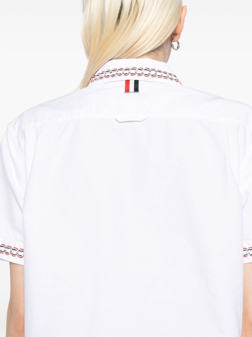 drop-back cropped shirt - 5