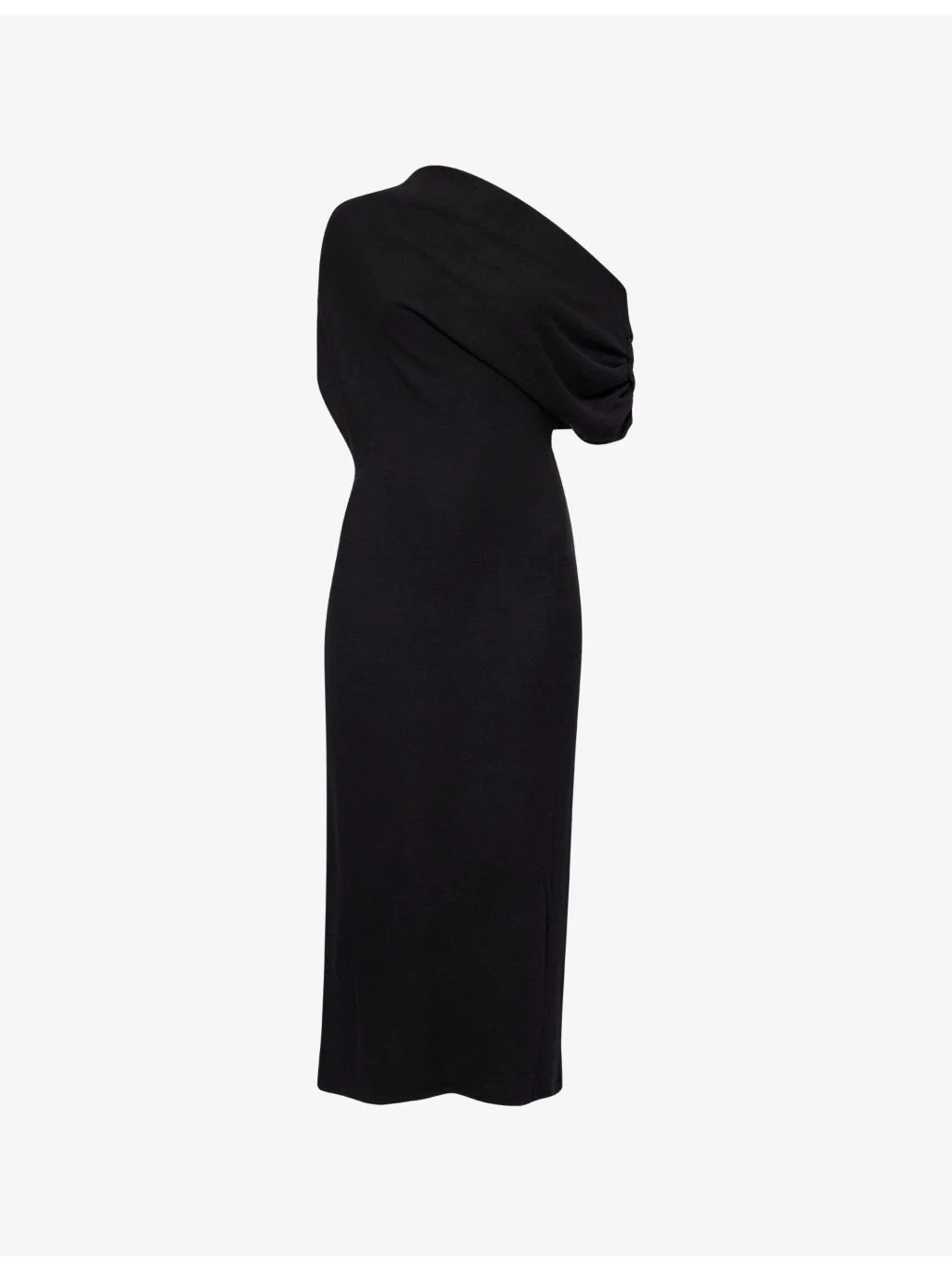 Iris Asymmetric Knit Midi Dress - 1