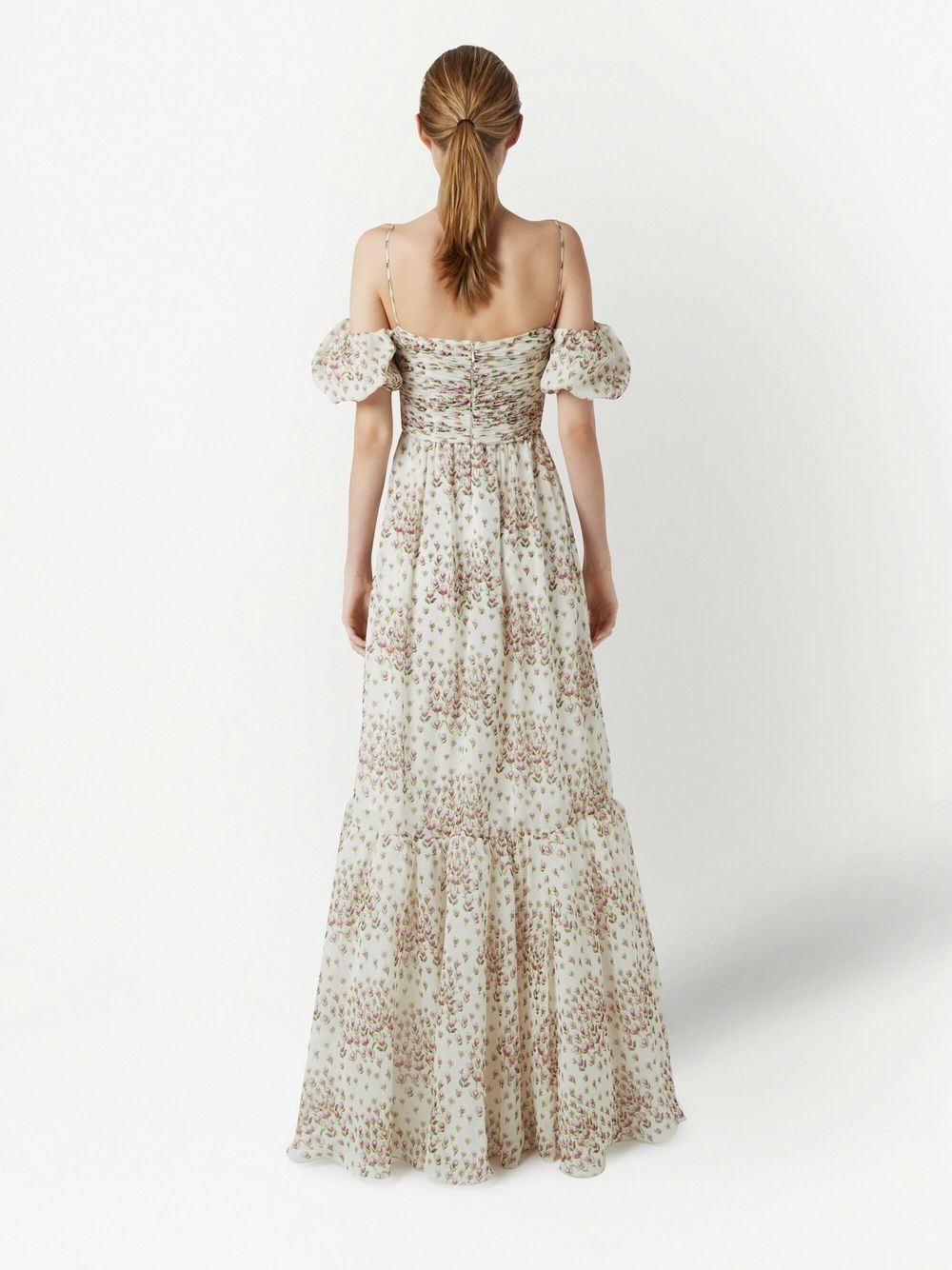 floral-print maxi dress - 4