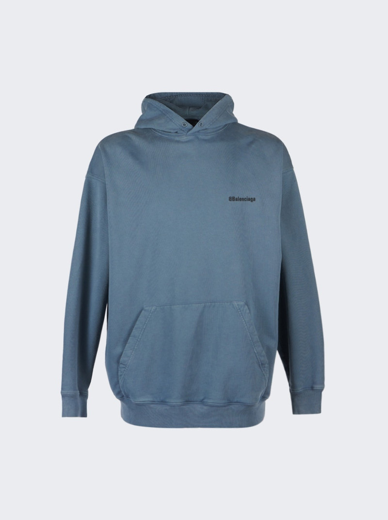 Corporate Hoodie Washed Blue - 1