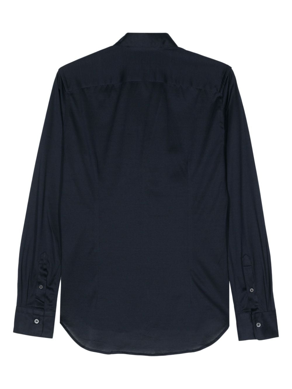 cutaway-collar cotton shirt - 2