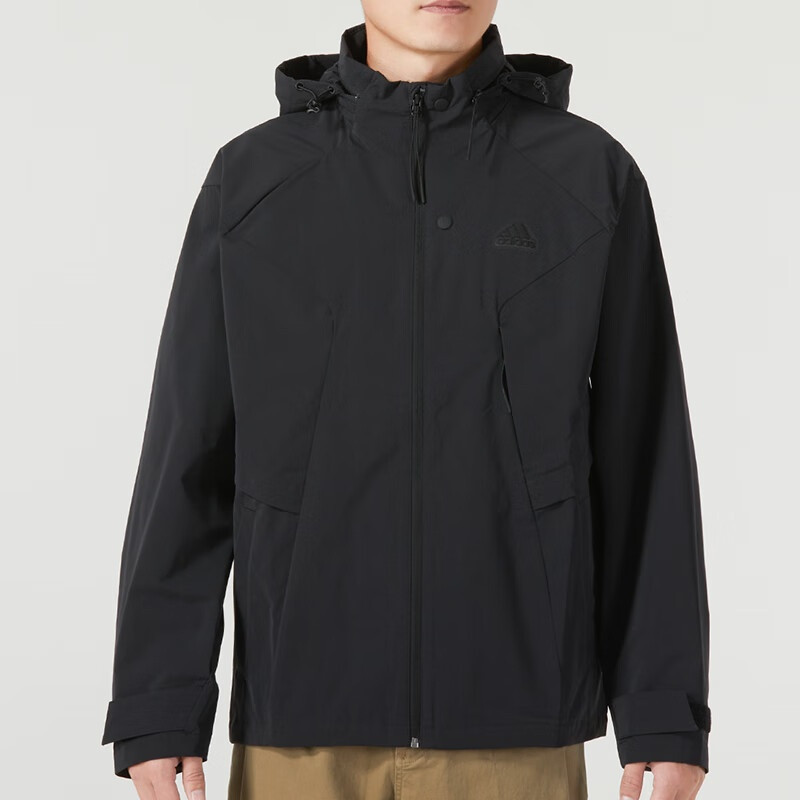 adidas adidas Tech TOP Woven Jackets 'Black' IP4922 outlook