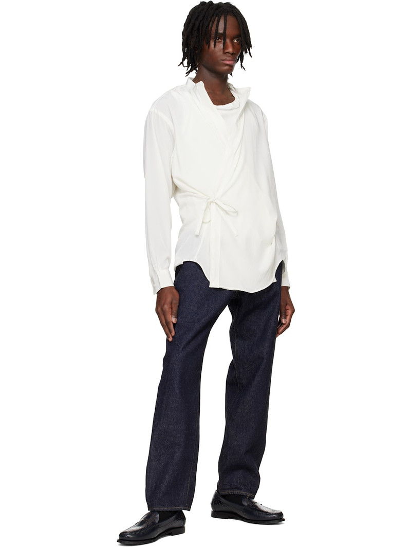 RAINMAKER KYOTO White Band Collar Dougi Shirt outlook