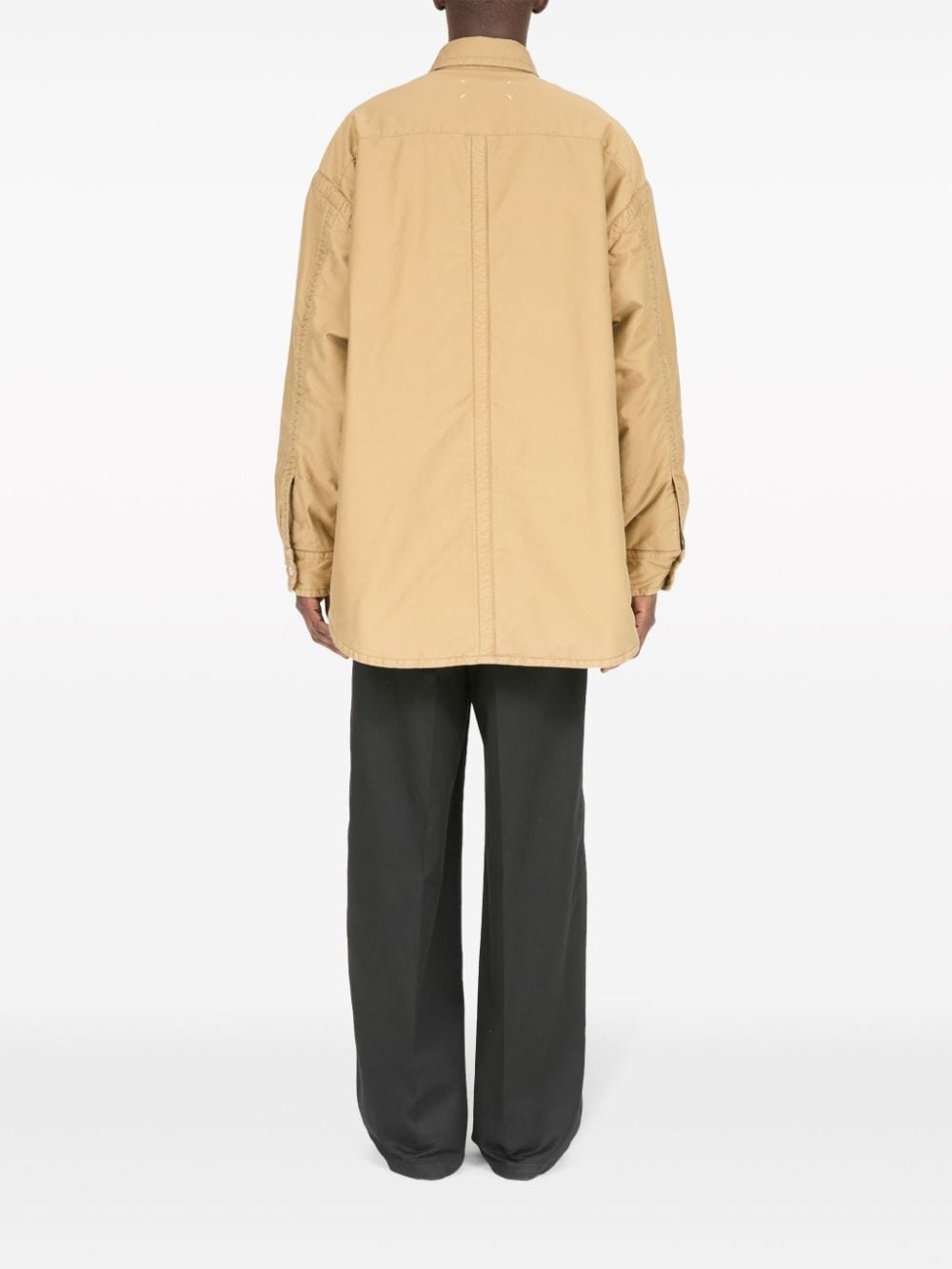 oversized design lightweight shirt - 4