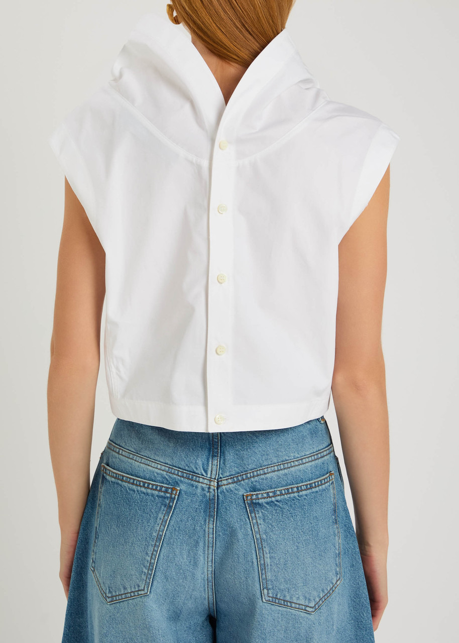 Jacquemus Le Haut Pasante High-neck Cotton top - 3