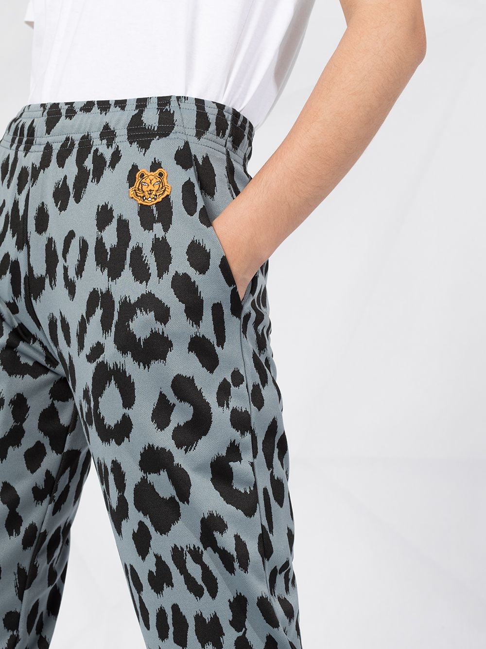 leopard print trousers - 3