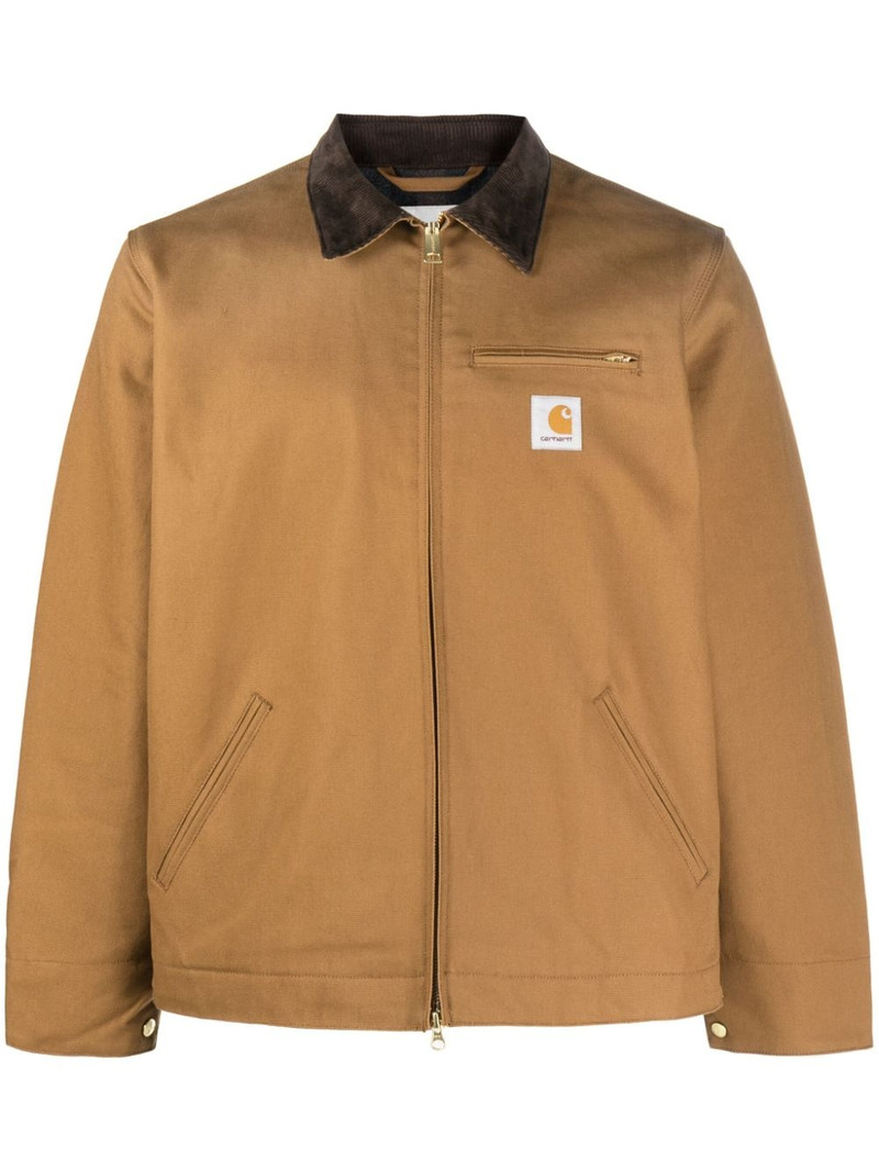 Detroit contrasting-collar cotton jacket 1