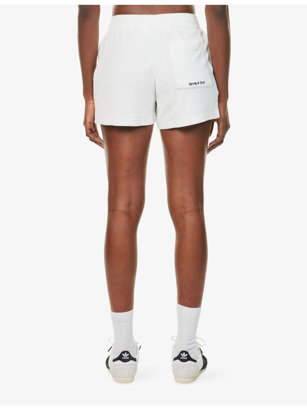Eden Script Terry-Cotton Shorts - 4