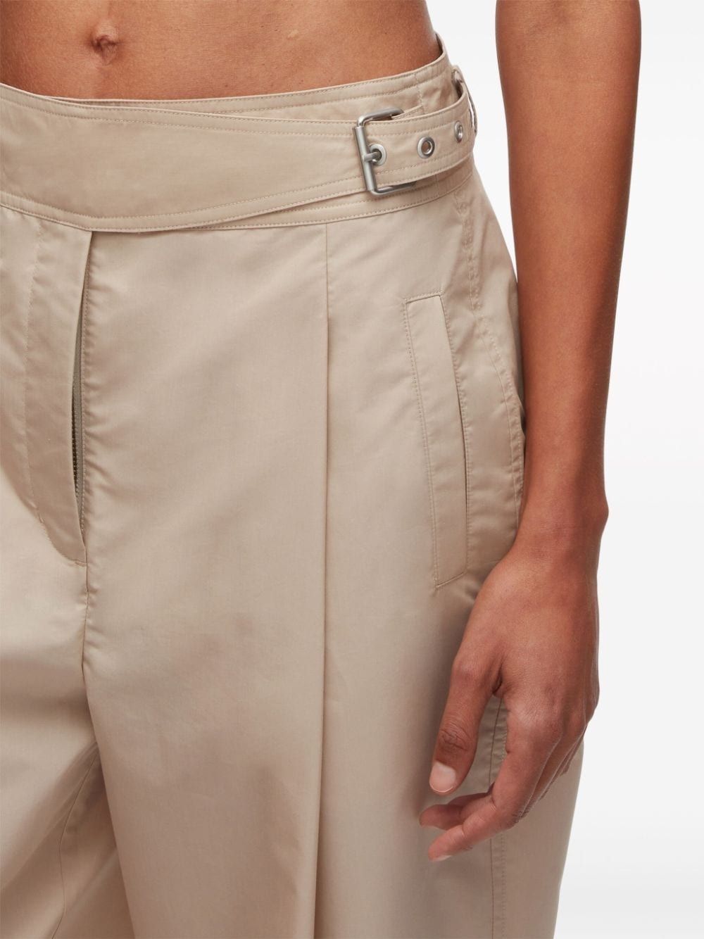 buckled tapered trousers - 6