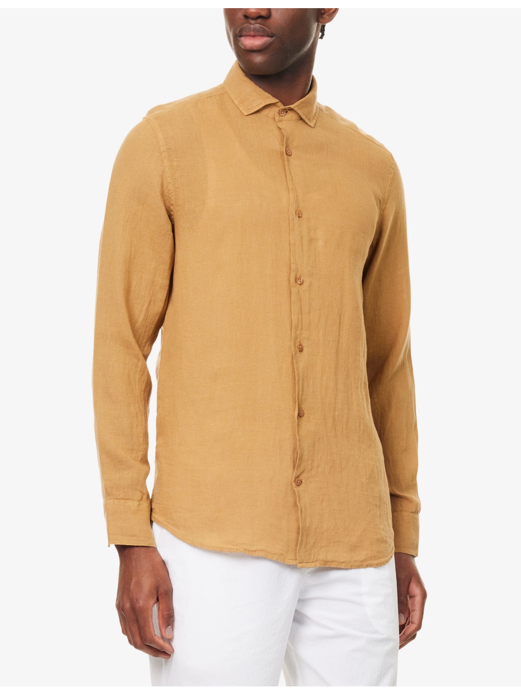 Antonio Long-Sleeve Linen Shirt - 3